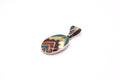 Apu Mountain Silver Inlay Pendant