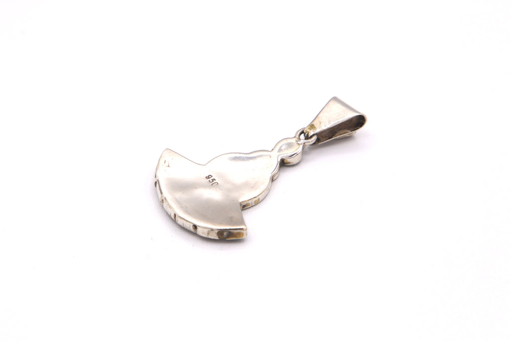 Inti Sun Silver Inlay Pendant