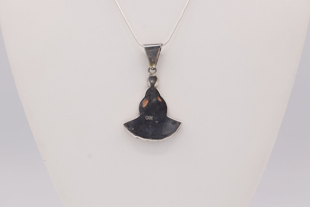 Inti Sun Silver Inlay Pendant